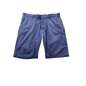 Greyson Montauk Sport 10" Shorts Mens Size 36 Golf Blue Lightweight Business